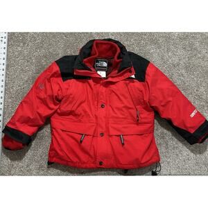 North Face Youth Boys Jacket S Mountain‎ Guide Coat Goretex 90s Vintage 2-in-1